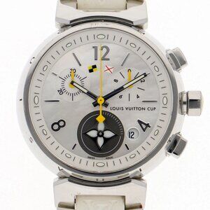 LOUIS VUITTON Watches Q132C Stainless Steel/rubber Quartz